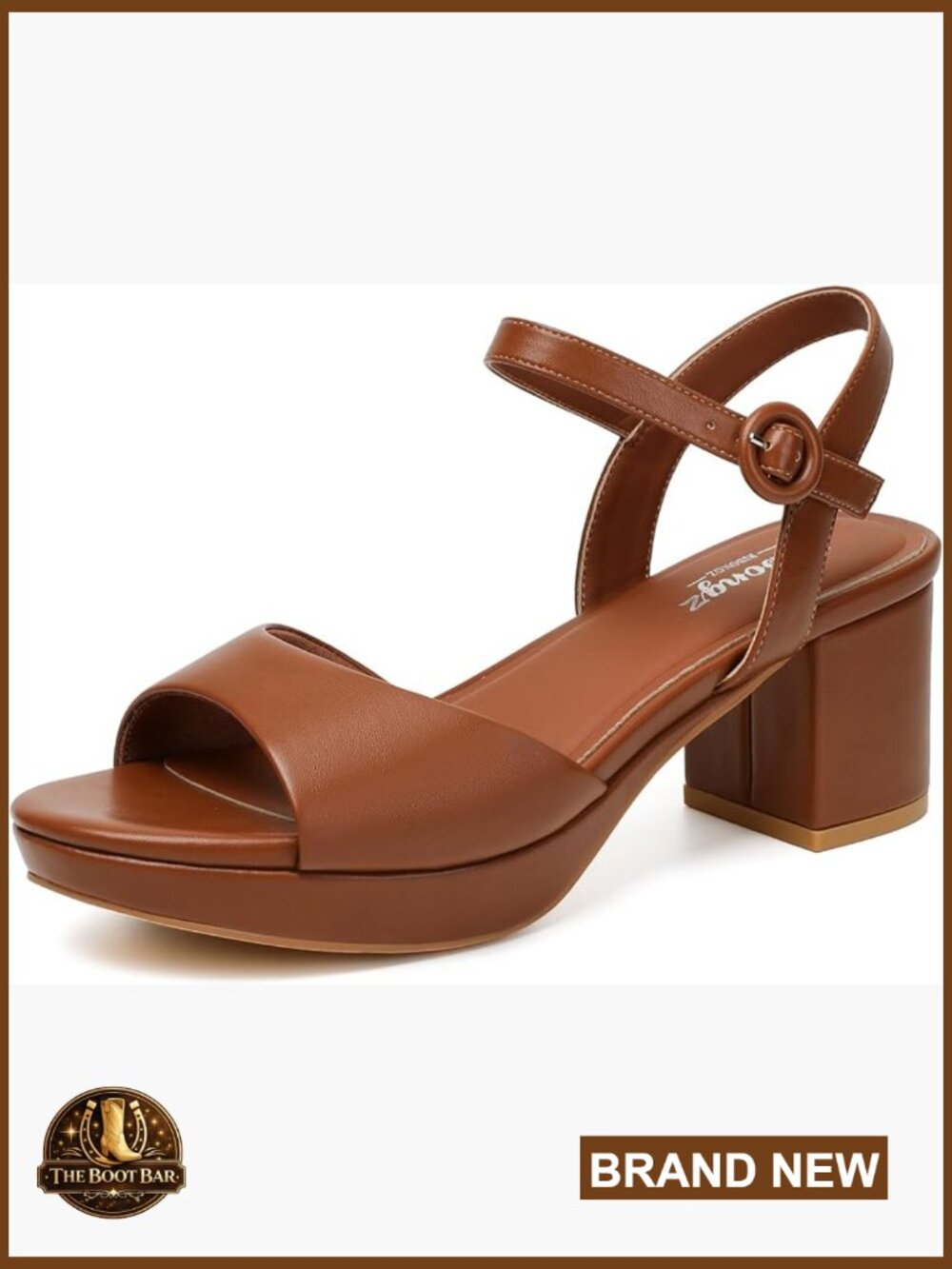 Platform Heels Chunky Block Heel Sandals Open Toe Strappy High Thick Heeled